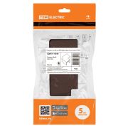 Поворот на 90 гр. КМП 60x40 бук (4 шт./комп.) TDM