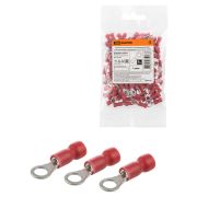 Наконечник кольцевой изолированный НКИ с легким вводом проводника 1,5-4 (100 шт.) TDM