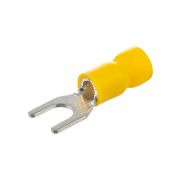 Наконечник вилочный изолированный НВИ с легким вводом проводника 6,0-5 (100 шт.) TDM