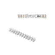 Зажим винтовой ЗВИ-10 полипропилен 1,5-6мм2 12пар 100°С белый (индивидуальная упаковка) TDM