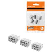 Строительно-монтажная клемма КБМ-2273-248 (2,5мм2) с пастой (5 шт/упак) TDM