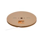 Термоусаживаемая трубка ТУТнг 8/4 белая (100 м/ролл) TDM