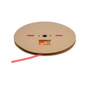 Термоусаживаемая трубка ТУТнг 12/6 красная (100 м/ролл) TDM