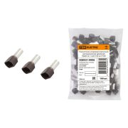 Наконечник штыревой втулочный изолированный (двойной) НШвИ (2) 1,5х8 коричневый (100 шт) TDM