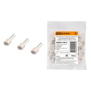 Наконечник штыревой втулочный изолированный (двойной) НШвИ (2) 10,0х14 слоновая кость (100 шт) TDM