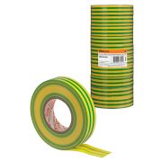 Изолента ПВХ 0,13*15мм Желто-Зеленая 20метров TDM