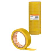 Изолента ПВХ 0,13*15мм Желтая 10метров TDM