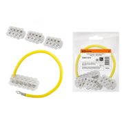 Набор колодок клеммных НКСУ-3 (3xКСУ-3 + КСУ-4) TDM