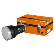 Лампа AD-22DS(LED)матрица d22мм белый 230В TDM