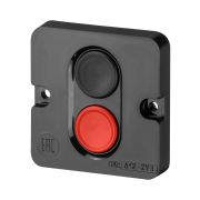 Пост кнопочный ПКЕ 612 У2, красная и черная кнопки, IP40 TDM