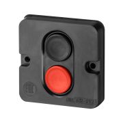 Пост кнопочный ПКЕ 622 У2, красная и черная кнопки, IP54 TDM