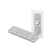 Кабельный ввод мембранный КВМ-10, ТЭП, RAL7035, IP54, 10 вводов TDM