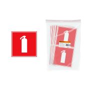 Знак 150х150мм «Огнетушитель» TDM