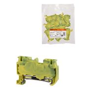 Зажим клеммный безвинтовой ЗКБ PEN быстрого зажима 4 мм2 (Ph-C PT 4-PE) TDM