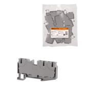 Зажим клеммный безвинтовой ЗКБ быстрого зажима 3 вывода 6 мм2 40А серый (Ph-C PT 6-TWIN) TDM