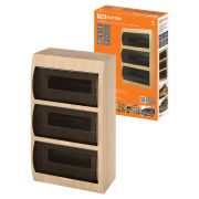 Бокс ЩРН-П-36 модулей навесной пластик IP41 «Эко» (сосна) TDM