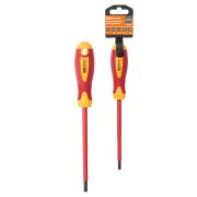 Отвертка шлицевая диэлектрическая тип SL5x125, серия «ЭкспертЭлектрик» TDM