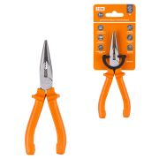 Длинногубцы (тонкогубцы), с пластиковыми рукоятками, углеродистая сталь, 160 мм, серия «Гранит» TDM