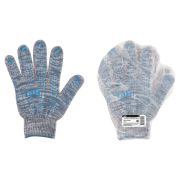 Перчатки х/б с ПВХ, «Протектор», серый меланж, 10, плотная вязка, 1 пара, TDM