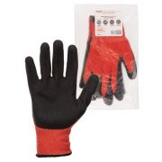 Перчатки полиэфирные «Контакт-Хард», рельефное латексное покрытие, 10, 15 кл., 63-65 г, 1 пара, TDM