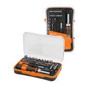 Набор, две отвертки: реверсивная, и тонкая, в комплекте биты и головки, №4, 65 предметов «Алмаз» TDM