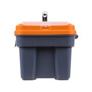 Ящик для инструментов ТЕХНИК-20, 51х26х22 см, метал. замки, лоток, два органайзера, «Рубин» TDM