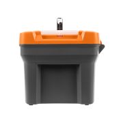 Ящик для инструментов ТЕХНИК-22, 56х28х24 см, метал. замки, лоток, два органайзера, «Рубин» TDM