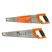 Ножовка по дереву/пластику 500 мм, закаленные зубья, прорезиненная рукоятка, «Алмаз», TDM