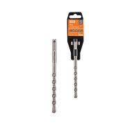 Бур по бетону, 10×160×100 мм, SDS-Plus, 4 резца, пластиковый держатель, 1 шт, «Рубин» TDM