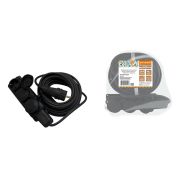 Удлинитель-шнур силовой каучук, КГ, IP44, 3 гнезда с/з, 3500 Вт, 40 м Народный У1-33263