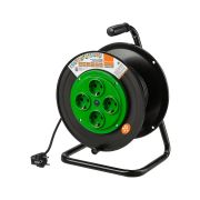 Удлинитель на катушке силовой народный 4 гнезда ПВС 3500 Вт с/з, 20м УС1-43131