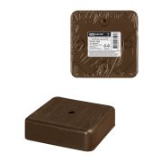 Коробка распаячная КР 75х75х20 ОП бук IP40, инд. штрихкод TDM