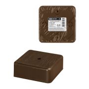 Коробка распаячная КР 75х75х28 ОП бук IP40, инд. штрихкод TDM