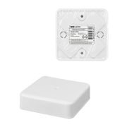 Коробка распаячная КР 75х75х20 ОП белая, IP40, инд. штрихкод TDM