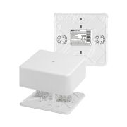 Коробка распаячная КР 100х100х44 ОП белая, IP40, с клем. колодкой, инд. штрихкод TDM