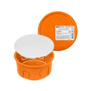 Распаячная коробка СП D80х40мм, крышка, IP20, инд. штрихкод, TDM