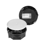 Распаячная коробка СП D103х50мм, крышка, метал. лапки, IP20, инд. штрихкод, TDM