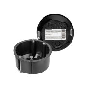 Установочная коробка СП D73х45мм, саморезы, метал. лапки, IP20, инд. штрихкод, TDM