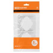 Рамка 2-ая горизонтальная белая «Валдай» TDM