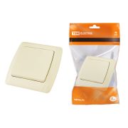 Выключатель 1 кл. 10А cл.кость «Онега» TDM