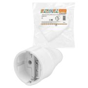 Кабельная розетка 2П+З белая 16А 250B серии «Народная»