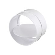 Соединитель для круглых воздуховодов с обр. клапаном, D150, TDM