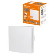 Вентилятор бытовой настенный, 150 С-Н, декоративная накладка, белый, TDM