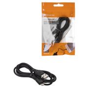 Дата-кабель, ДК 3, USB - Lightning, 1 м, черный, TDM