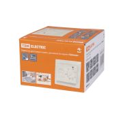 Термостат для теплых полов ТТП 16А 250В с датчиком 3м «Таймыр» белый TDM