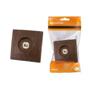 Розетка телефонная RJ11  «ЭКО» (бук) «Таймыр» TDM