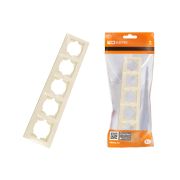 Рамка 5-ти постовая горизонтальная сл. кость «Лама» TDM