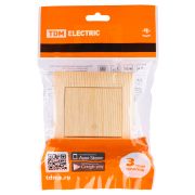 Выключатель на 2 направления 1 кл. 10А сосна «Лама» TDM