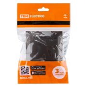 Кнопка звонковая 6А шоколад «Лама» TDM