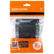 Кнопка звонковая 6А старинное серебро «Лама» TDM